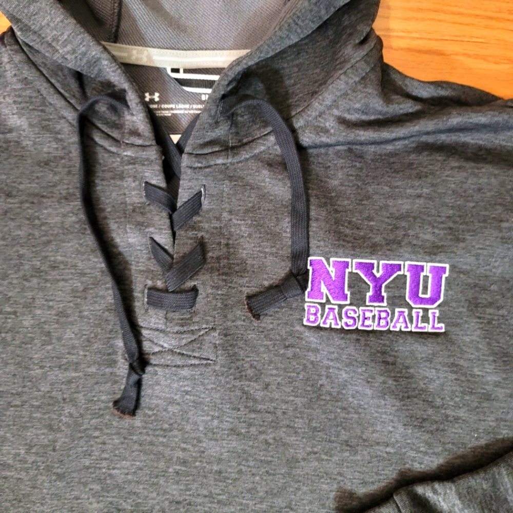 Under Armor NYU Baseball Womens Small Sweater